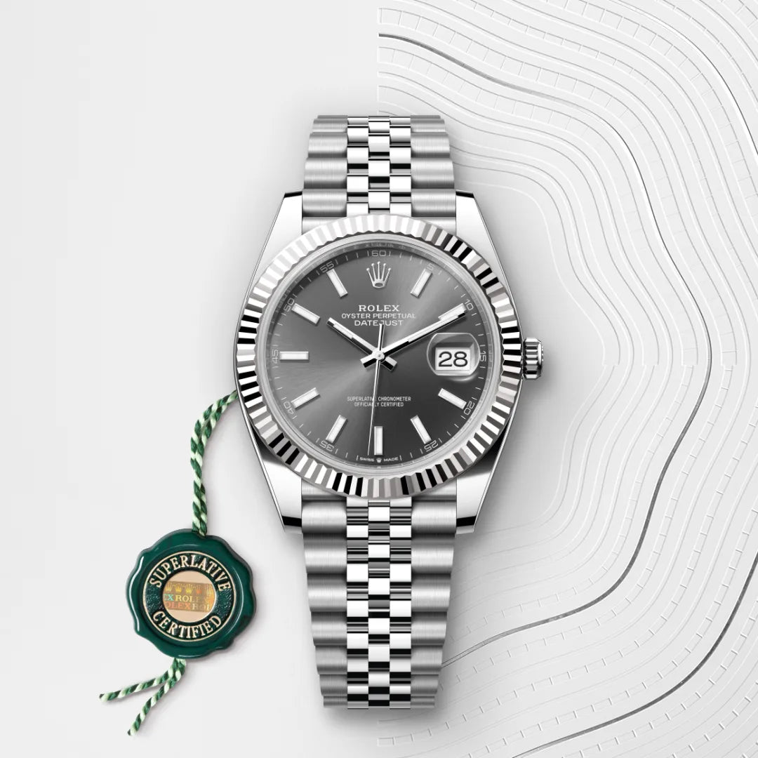 Rolex™ Datejust 41 Silver Dream