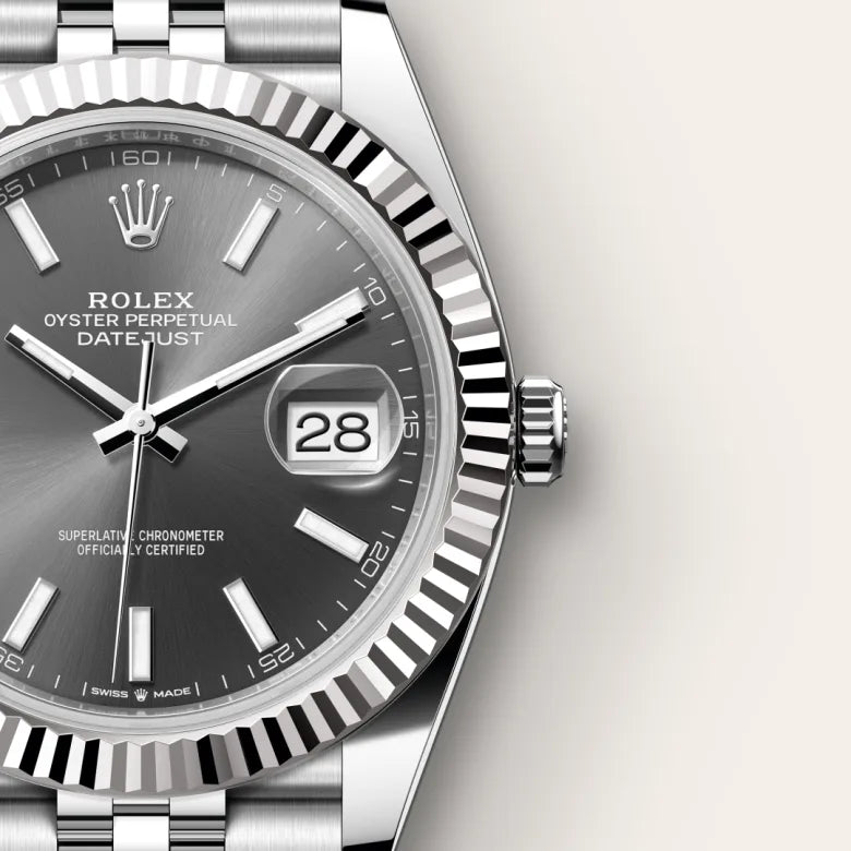 Rolex™ Datejust 41 Silver Dream
